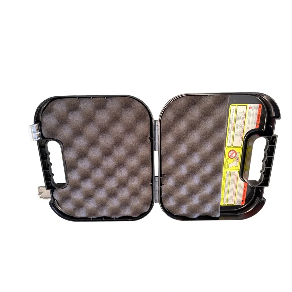 Glock 43 9mm Factory Hard Shell Pistol Case Black Polymer‎ Foam Lined OEM